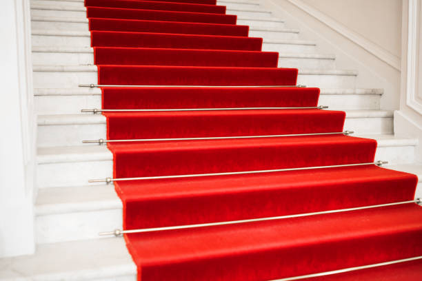 Red carpet. Stairs Ceremony cannes film festival stock pictures, royalty-free photos & images