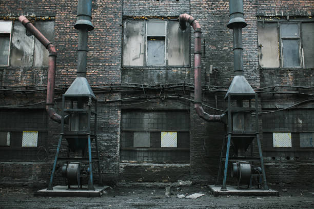 istock Old factory. Abstract grunge background 1467420592