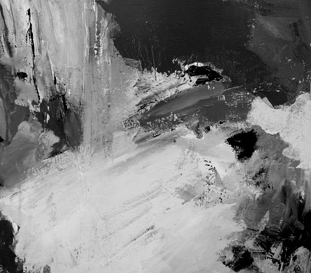 Black and white abstract acrylic background. My own work