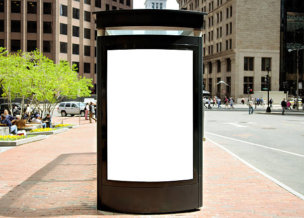 istock Bus Stop Billboard in the City 146742114
