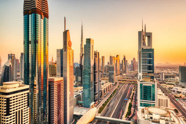 istock Dubai Skyline at Sunset, United Arab Emirates 1467422594