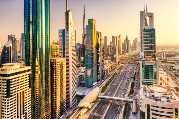istock Dubai Skyline at Sunset, United Arab Emirates 1467422598