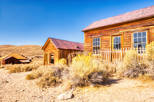 Bodie Ghost Town, Historical State Park in California, USA