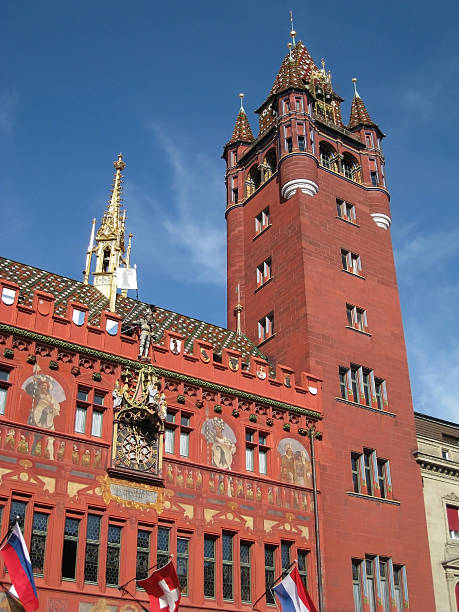 istock Basel city hall, Switzerland 146742656