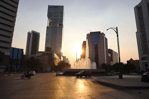 Valencia, Spain; 5th apr 2020: Serranos Towers. Streets and squares in the center of Valencia empty due to confinement during the state of alarm for the Covid-19 coronavirus pandemic.