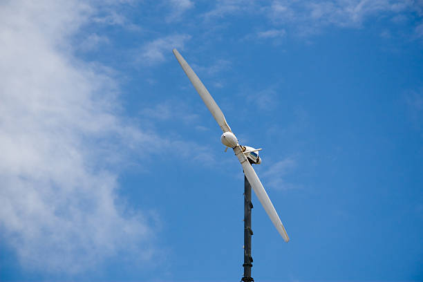 Small Wind Turbine stock photo