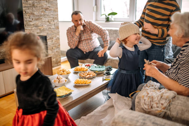 istock Opening gifts in Multi-Generation Family 1467440149