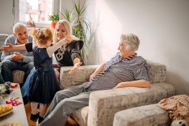 istock Opening gifts in Multi-Generation Family 1467440269