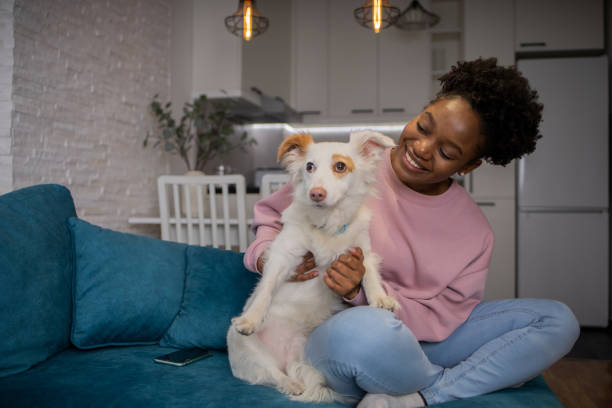 istock Enjoying with a pet 1467440517