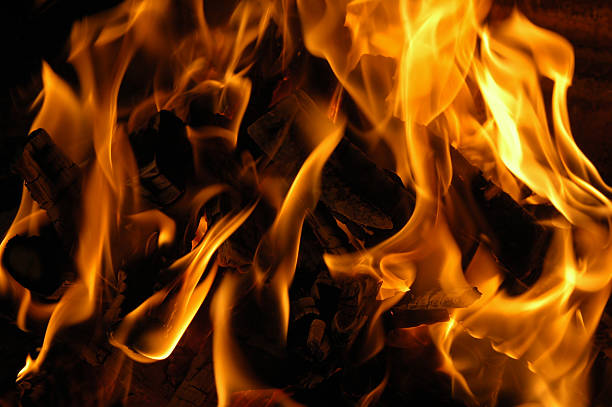 fire, campfire stock photo