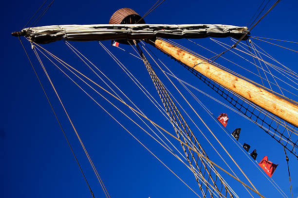 Main Mast caravel stock photo