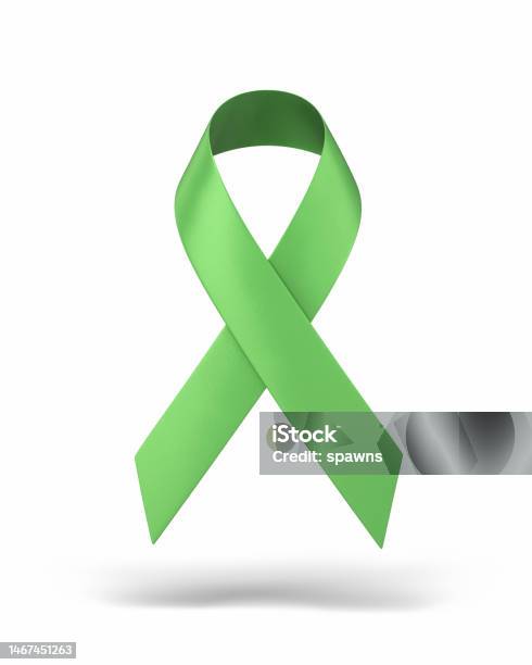 Realistic green ribbon symbolizes Lymphoma Liver organ donation or glaucoma  awareness month in medicine 28560428 Stock Photo at Vecteezy
