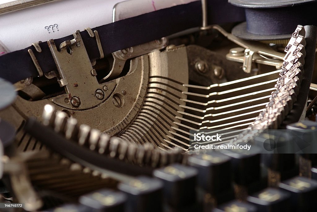 пишущая машинка - Стоковые фото Винт роялти-фри