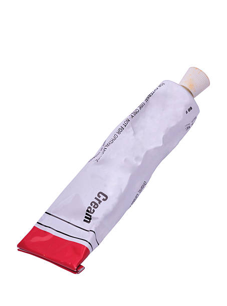 istock A tube of ointment against a white background 146745239