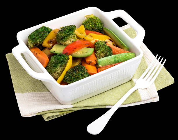 istock Vegetarian salad in white salad bowl 1467453788