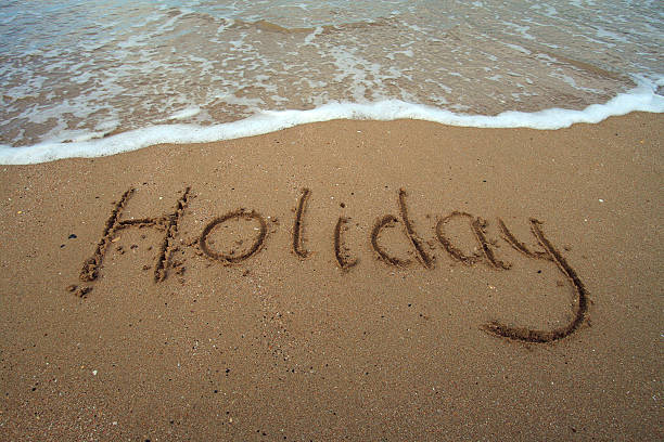 istock Holiday Written in the Sand 146745479