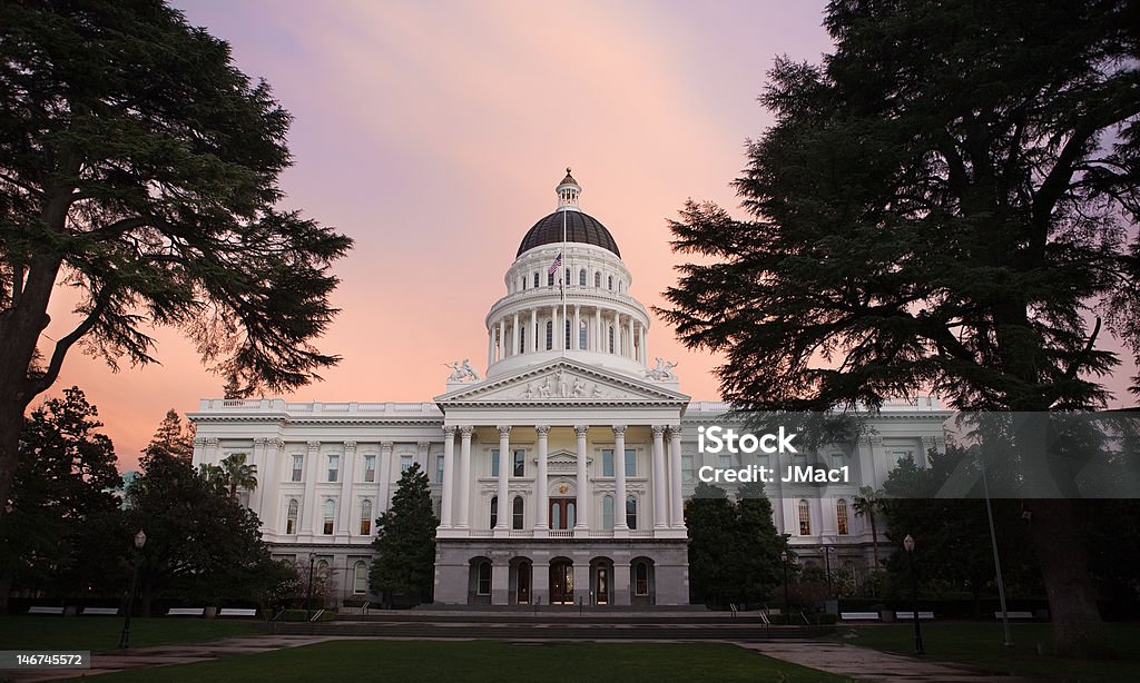 Soirée au Capitol - Photo de Capitole de l'état de Californie libre de droits