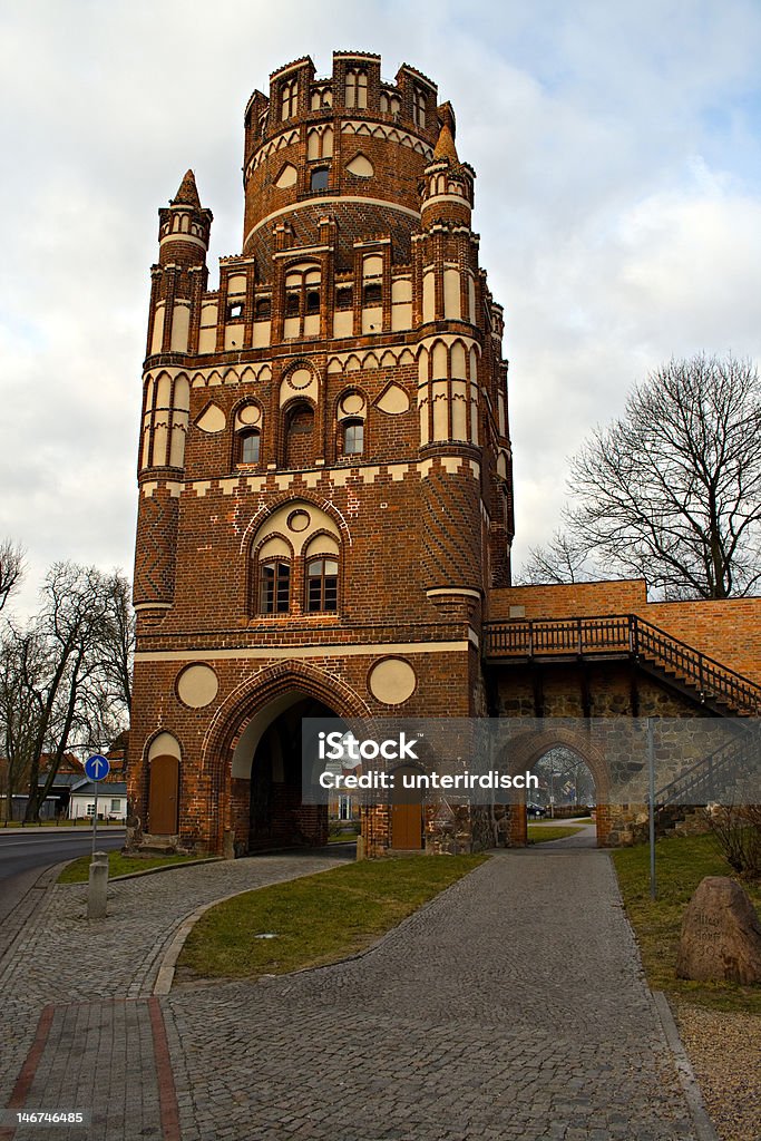 Uenglinger Gate Gate of the former ramparts of the town of Stendal. The late-Gothic building was built was 1450 to 1460 was built. Tower Stock Photo