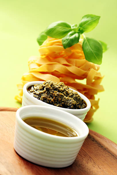 istock pasta and pesto sauce 146746783
