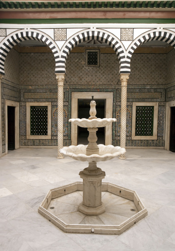 Inside the Bardo Museum in Tunis