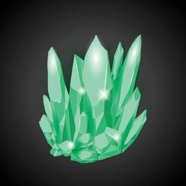 istock Crystal gems game assets collection, Cartoon Magic gemstones and Natural minerals, vector illustration 1467475139