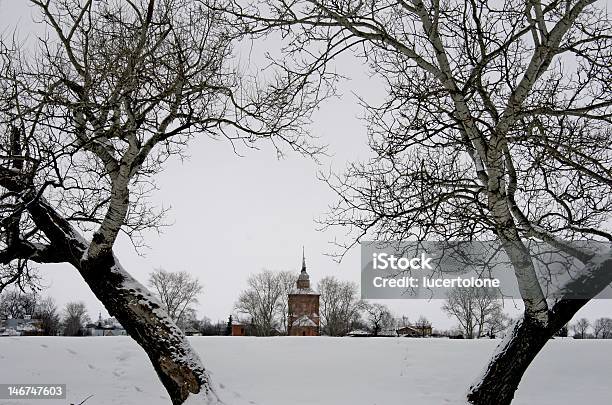 Paisaje De Invierno Foto de stock y más banco de imágenes de Aire libre - Aire libre, Ajardinado, Anillo de Oro de Rusia