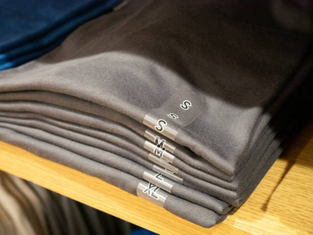 T-shirt neatly placed on the shelf