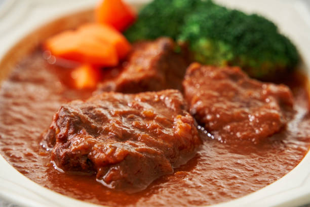 istock Delicious beef tongue stew on the table 1467477128
