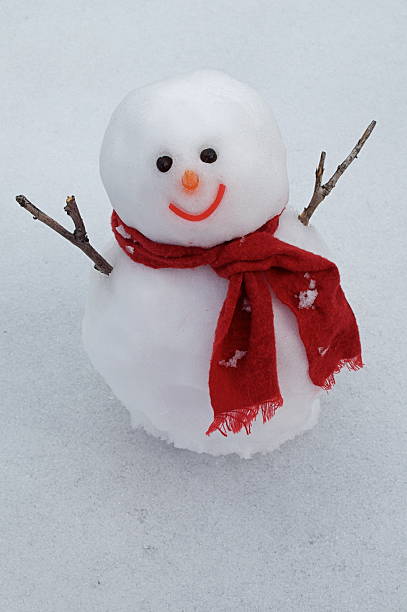 Snowman stock photo