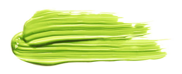 istock Lime green brush isolated on white background. lime green brush 1467480749