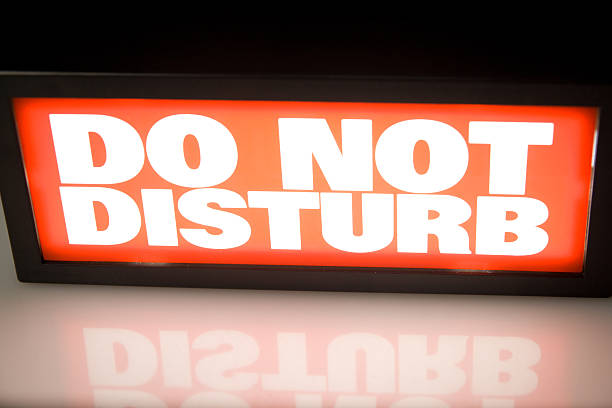 do not disturb stock photo