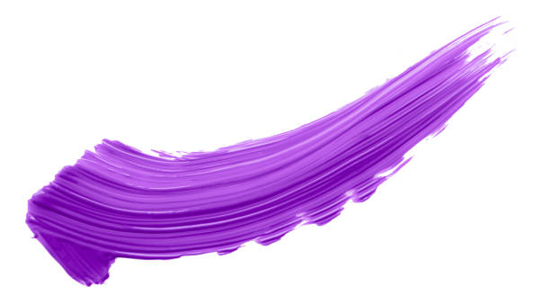 istock Glossy purple brush isolated on white background. 1467480858