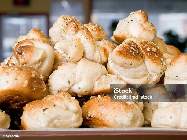 Garlic Knots Stock Photo - Download Image Now - Baked, Bread, Dough