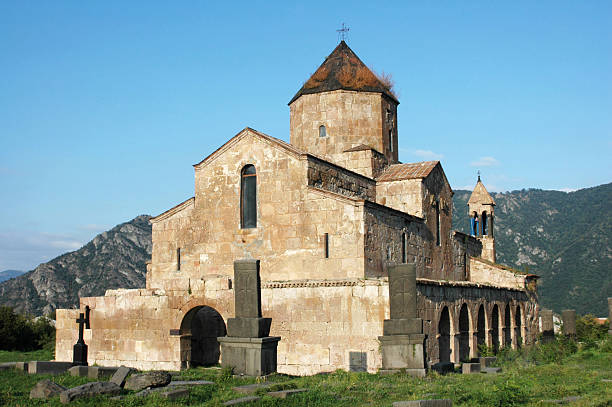 Odzun monastery, Armenia stock photo