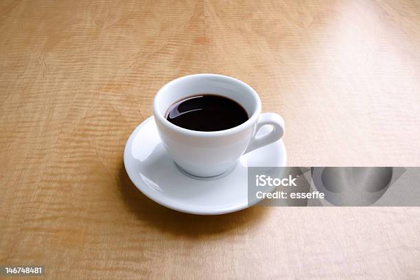 Cup Of Black Coffee Stock Photo - Download Image Now - Black Coffee, Black Color, Breakfast