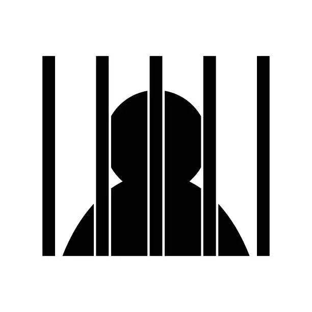 Vector illustration of prison icon vektor