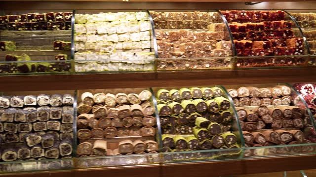 Sweets and nuts for sale in turkiye
