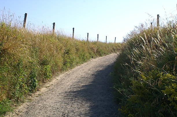 Lonley road stock photo