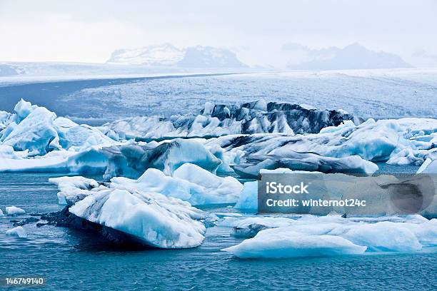 Icebergs Packa Na Iclands River W Do Zobaczenia - zdjęcia stockowe i więcej obrazów Bez ludzi - Bez ludzi, Chłodny, Cisza