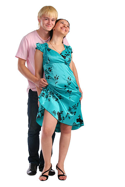 istock Young man embrace girl from behind 146749169