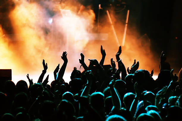 istock Cheering crowd at a rock-concert 146749334