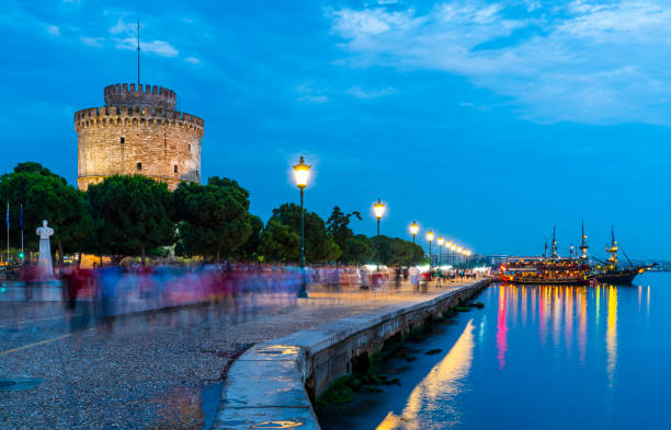 Der Weiße Turm von Thessaloniki, Griechenland – Foto