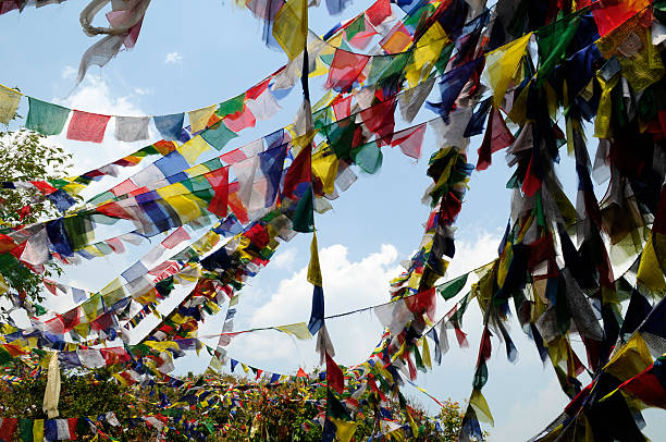 istock Tibetan Buddhism Blessing Banners 146750181