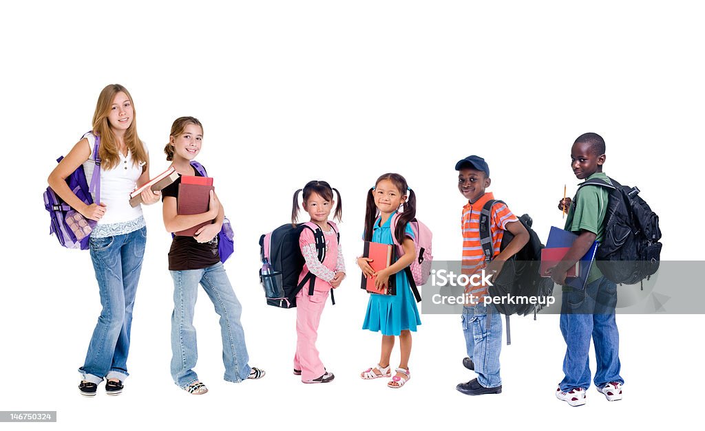 Diversità nella scuola - Foto stock royalty-free di Bambino