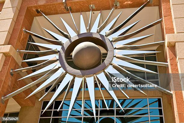 Phoenix City Hall Sunburst - zdjęcia stockowe i więcej obrazów Phoenix - Stan Arizona - Phoenix - Stan Arizona, Śródmieście, Architektura