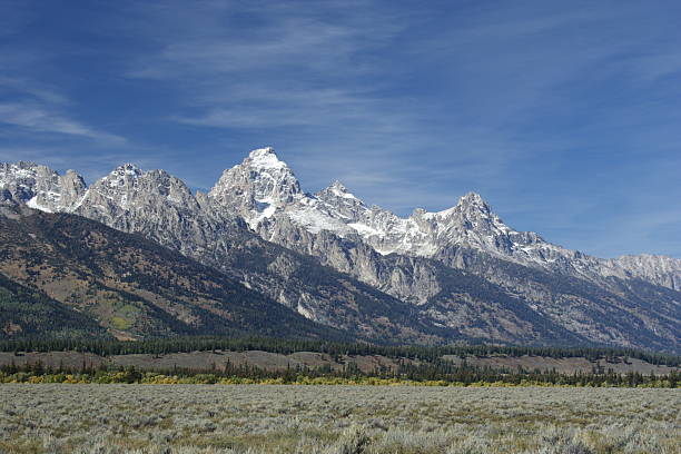 Teton Mountains stock photo