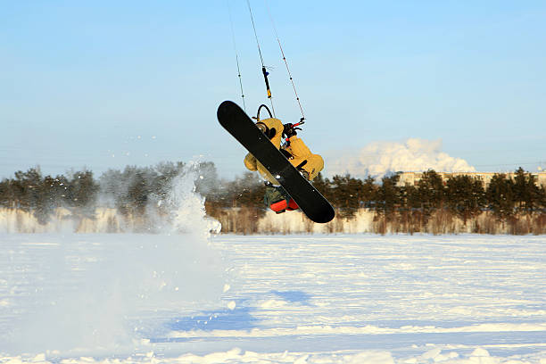 Kiting stock photo