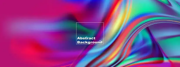 Vector illustration of Abstract background of paint in multi colorful effects