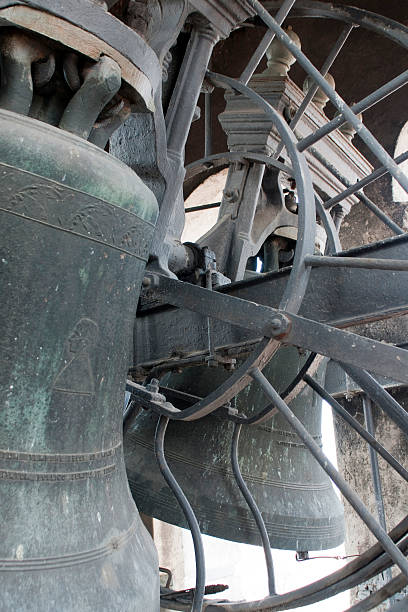 Church bells stock photo