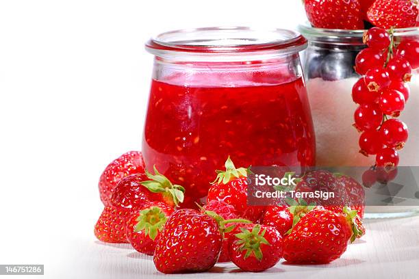 Jam Zutaten Stockfoto und mehr Bilder von Erdbeere - Erdbeere, Fotografie, Frische